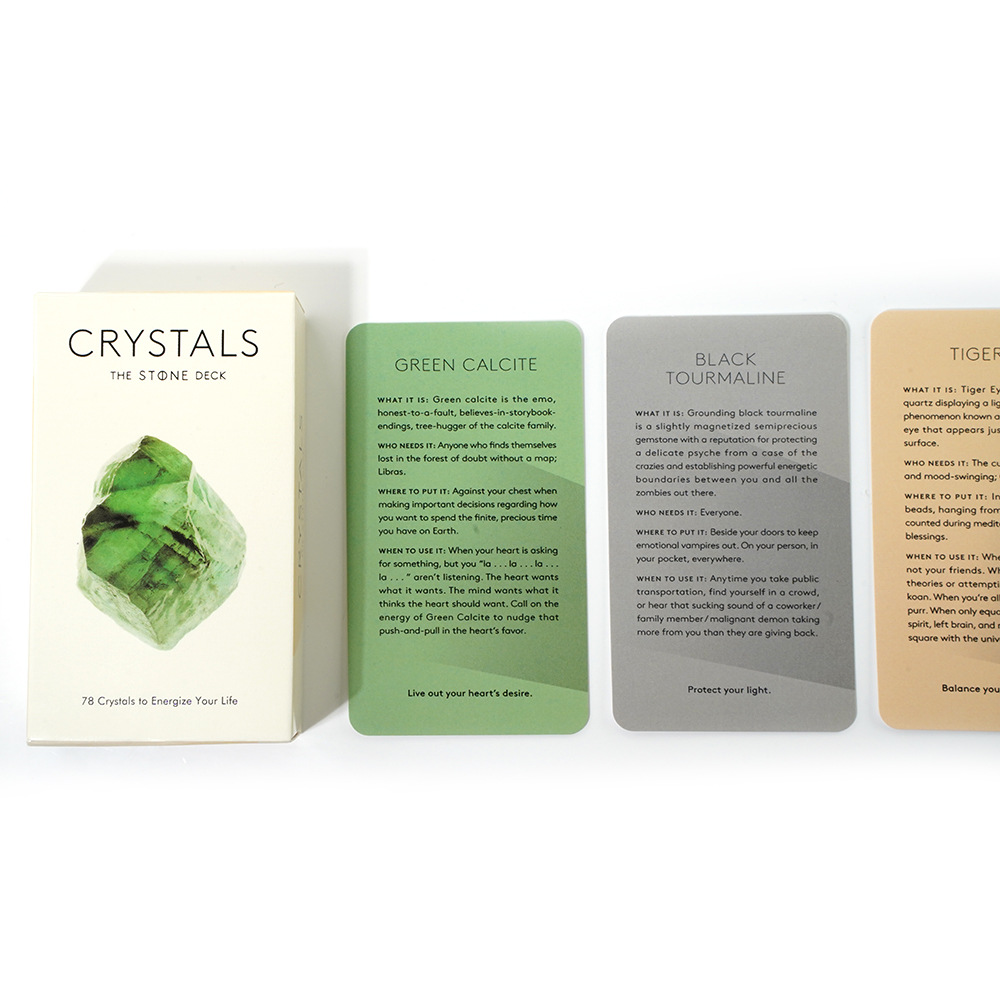 Crystals Tarot Cards Oracle Ca - Board Game Of Life recension och pris