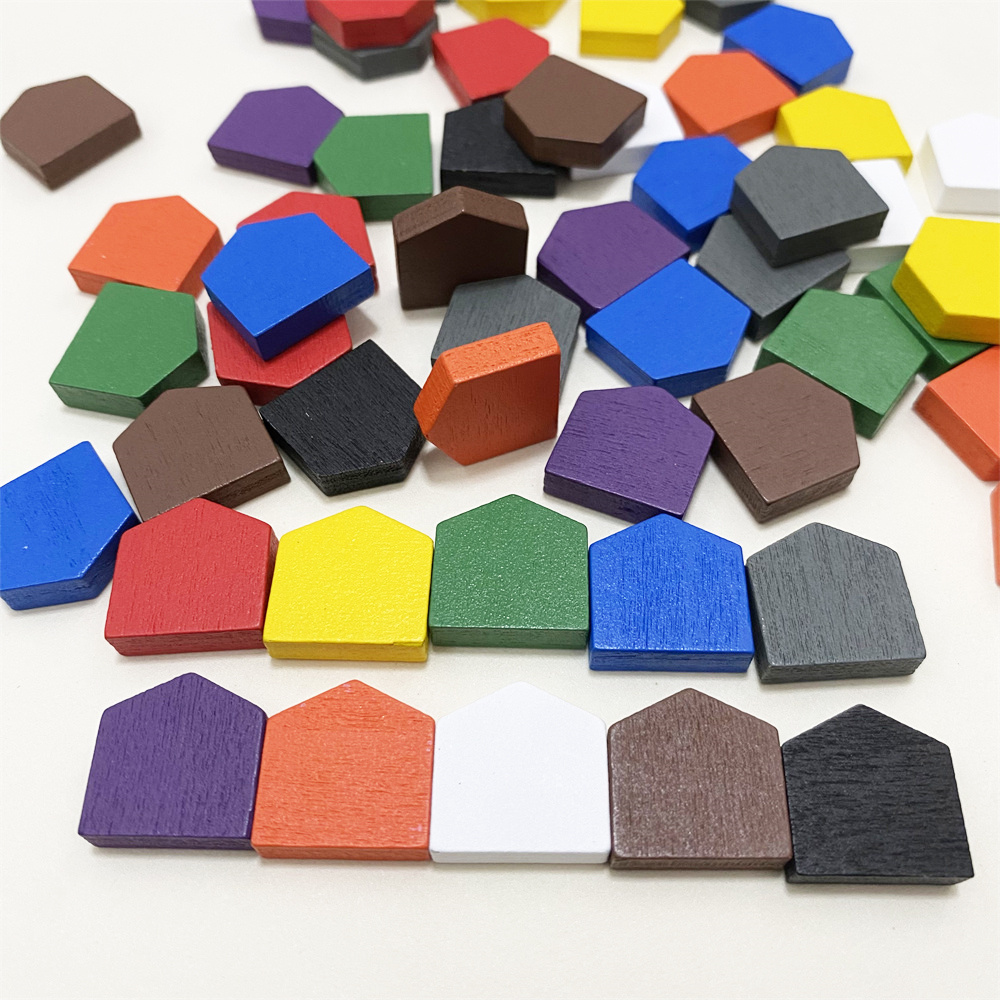 50 pieces 16*16MM Colorful Woo - Board Game Catan recension och pris