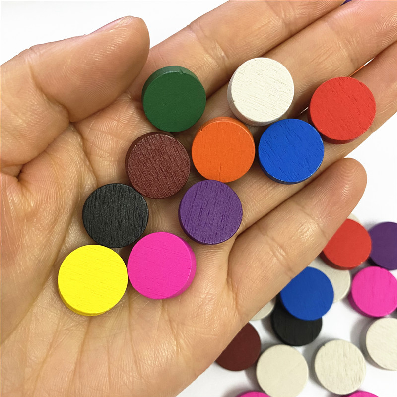 100 Pieces Diameter 15*5 MM Wo - Board Game Catan recension och pris