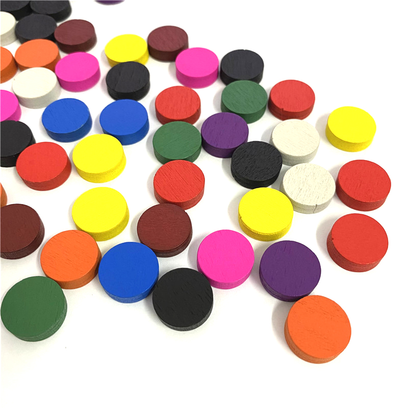 100 Pieces Diameter 15*5 MM Wo - Board Game Catan recension och pris